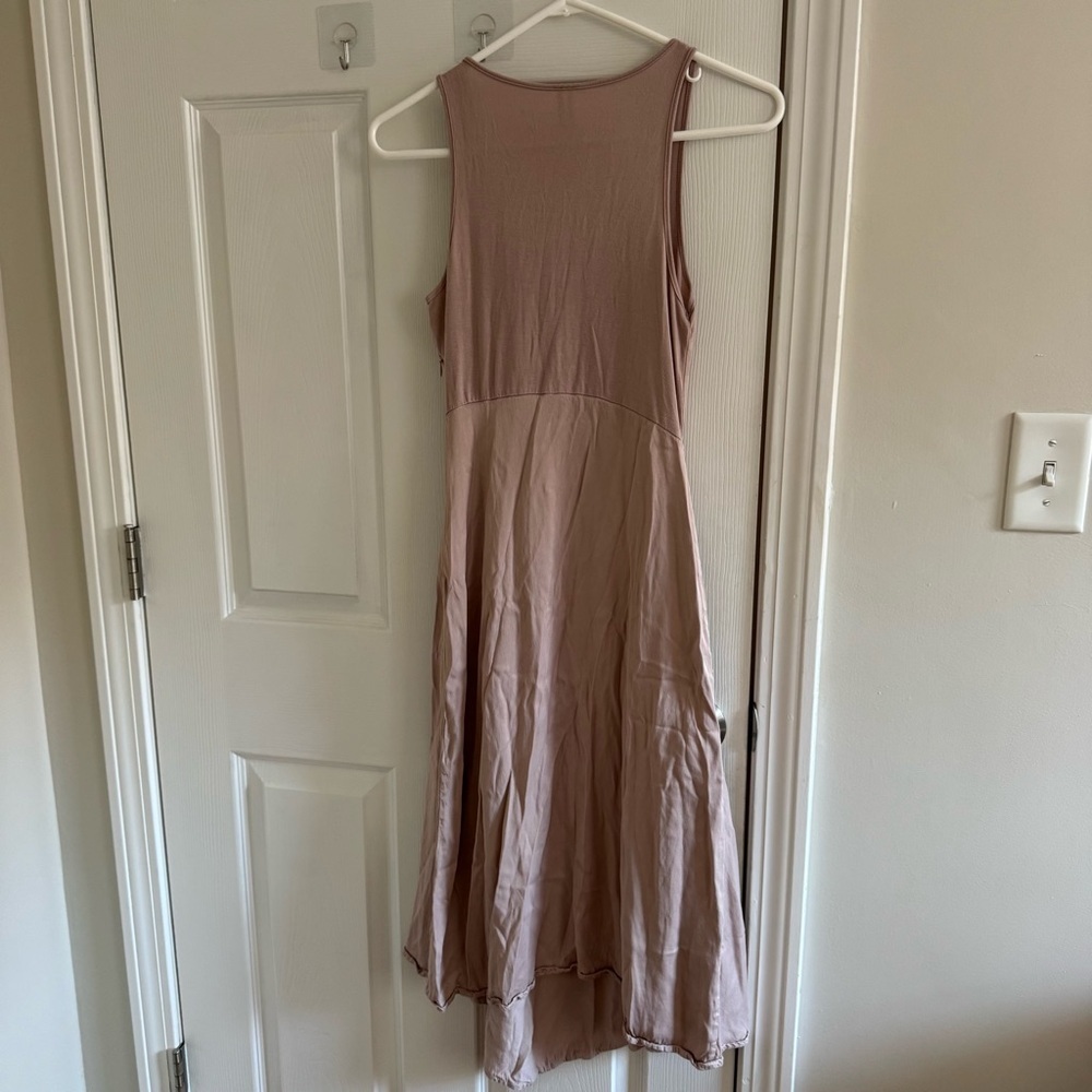 ANTHROPOLOGIE Gemini Twofer Satin Maxi Dress XS - Picture 8 of 11